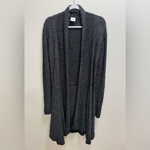 CAbi Knit Oversized Long Duster Cardigan Sweater Marled Open Front 3530 Medium